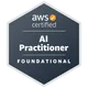 Badge oficial de AWS: AWS Certified AI Practitioner