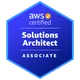 Badge oficial de AWS: AWS Certified Solutions Architect – Associate