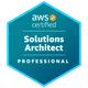 Badge oficial de AWS: AWS Certified Solutions Architect – Professional
